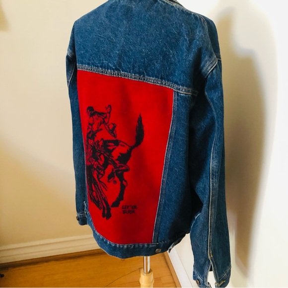 Pendleton Western Denim And Wool Jacket - Picture 13 of 13